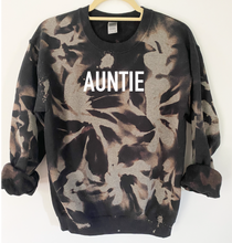 Load image into Gallery viewer, Auntie Reverse Tie Dye Sweatshirt