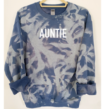 Load image into Gallery viewer, Auntie Reverse Tie Dye Sweatshirt