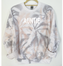Load image into Gallery viewer, Auntie Reverse Tie Dye Sweatshirt