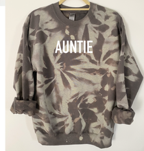 Load image into Gallery viewer, Auntie Reverse Tie Dye Sweatshirt