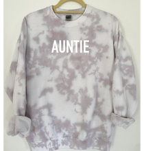 Load image into Gallery viewer, Auntie Reverse Tie Dye Sweatshirt