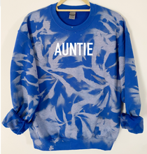 Load image into Gallery viewer, Auntie Reverse Tie Dye Sweatshirt
