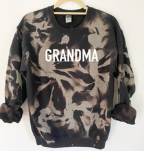 Load image into Gallery viewer, Grandma Reverse Tie Dye Sweatshirt