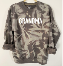 Load image into Gallery viewer, Grandma Reverse Tie Dye Sweatshirt