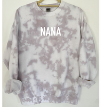 Load image into Gallery viewer, Nana Reverse Tie Dye Sweatshirt