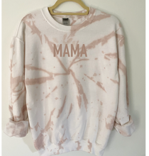 Load image into Gallery viewer, Mama Reverse Tie Dye Sweatshirt