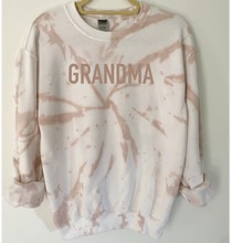 Load image into Gallery viewer, Grandma Reverse Tie Dye Sweatshirt
