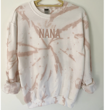 Load image into Gallery viewer, Nana Reverse Tie Dye Sweatshirt