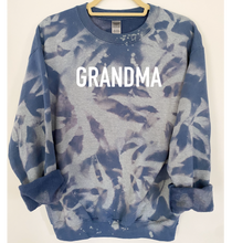 Load image into Gallery viewer, Grandma Reverse Tie Dye Sweatshirt