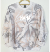 Load image into Gallery viewer, Nana Reverse Tie Dye Sweatshirt