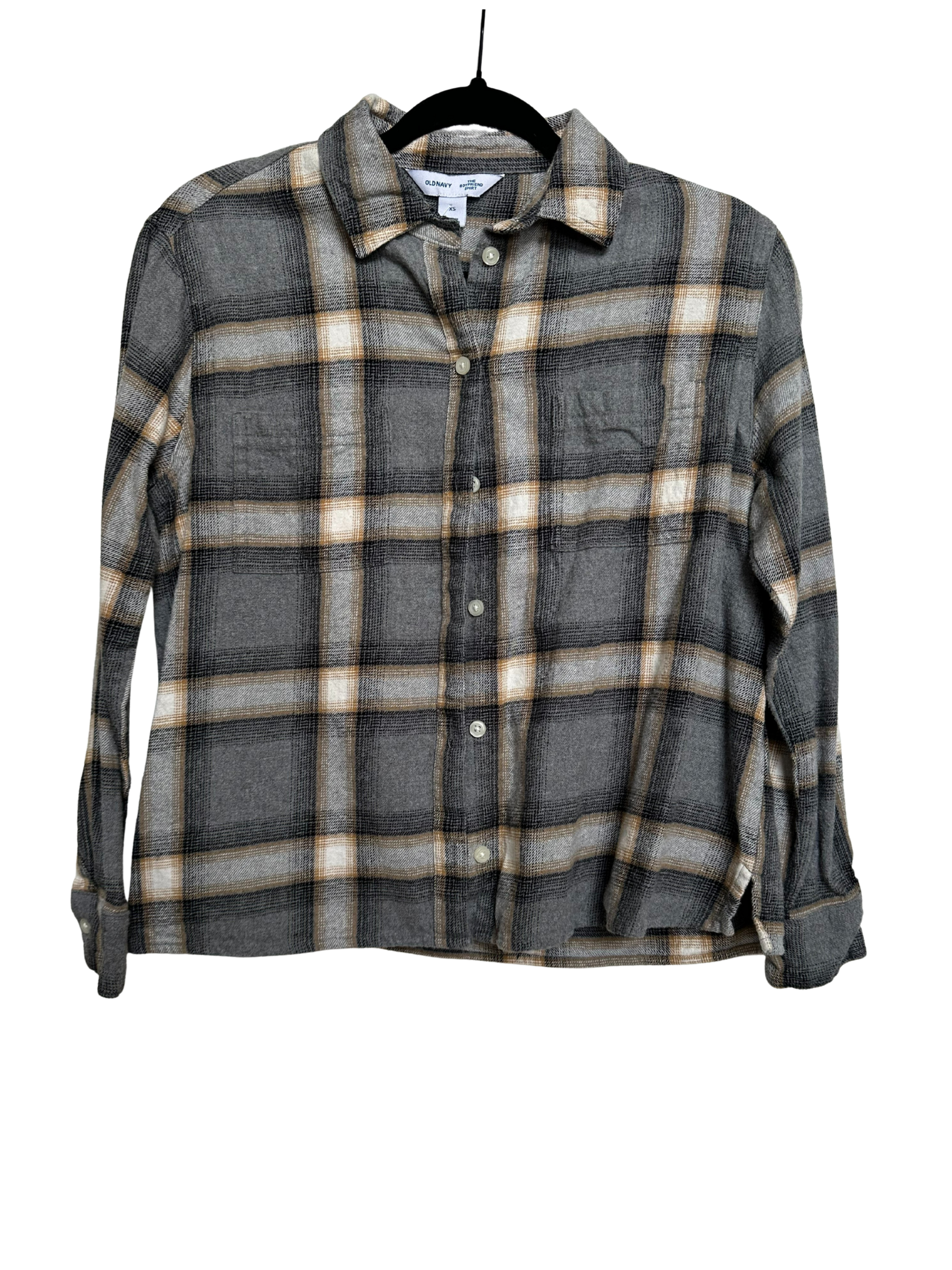 Upcycled Flannel (Women's XS Cropped)