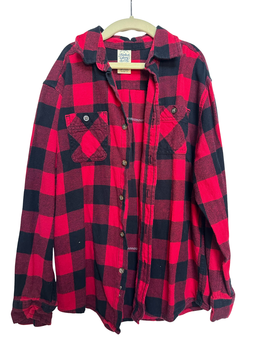 Upcycled Flannel (Kids XL)