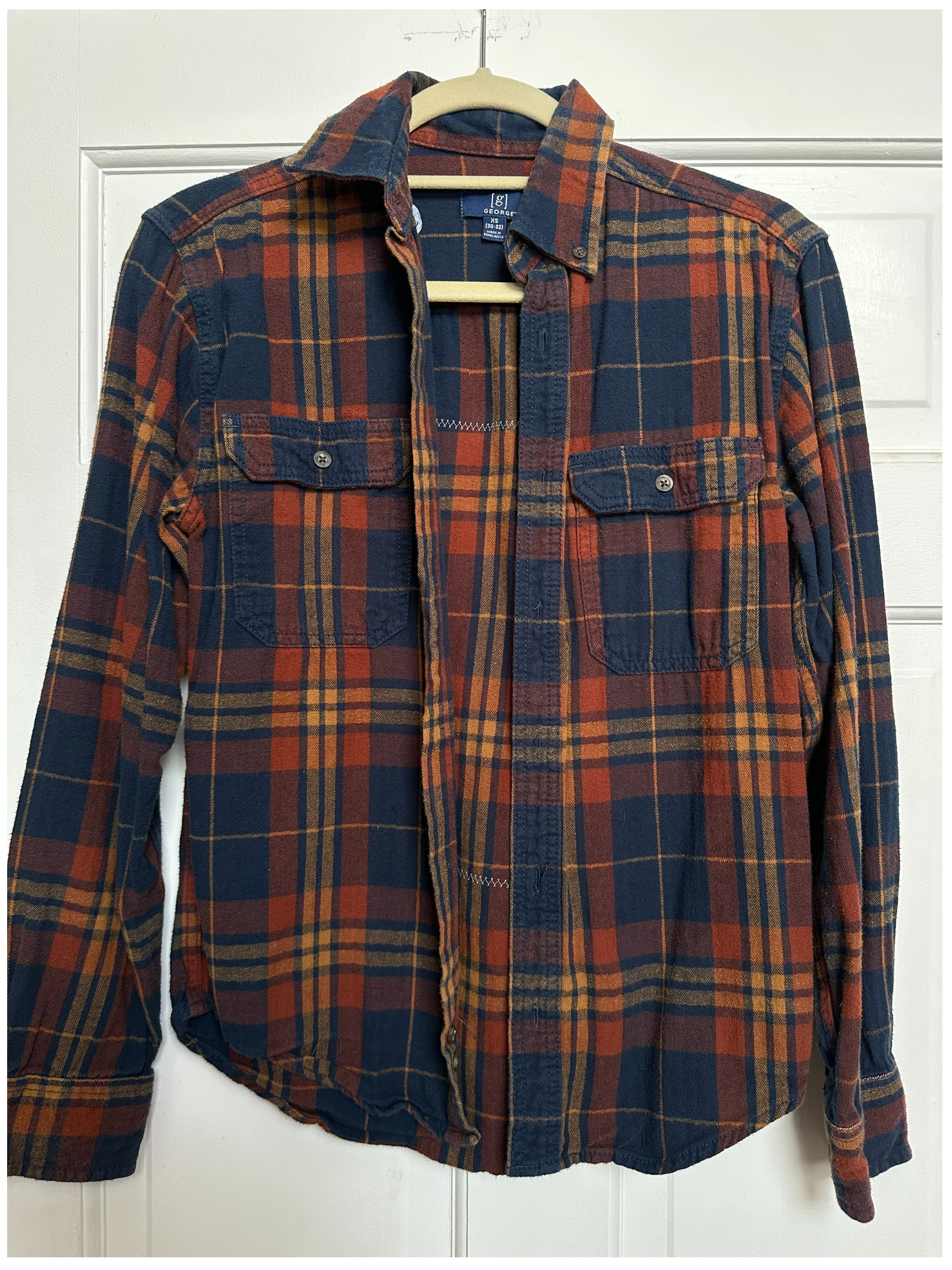 Upcycled Flannel (Men's XS)