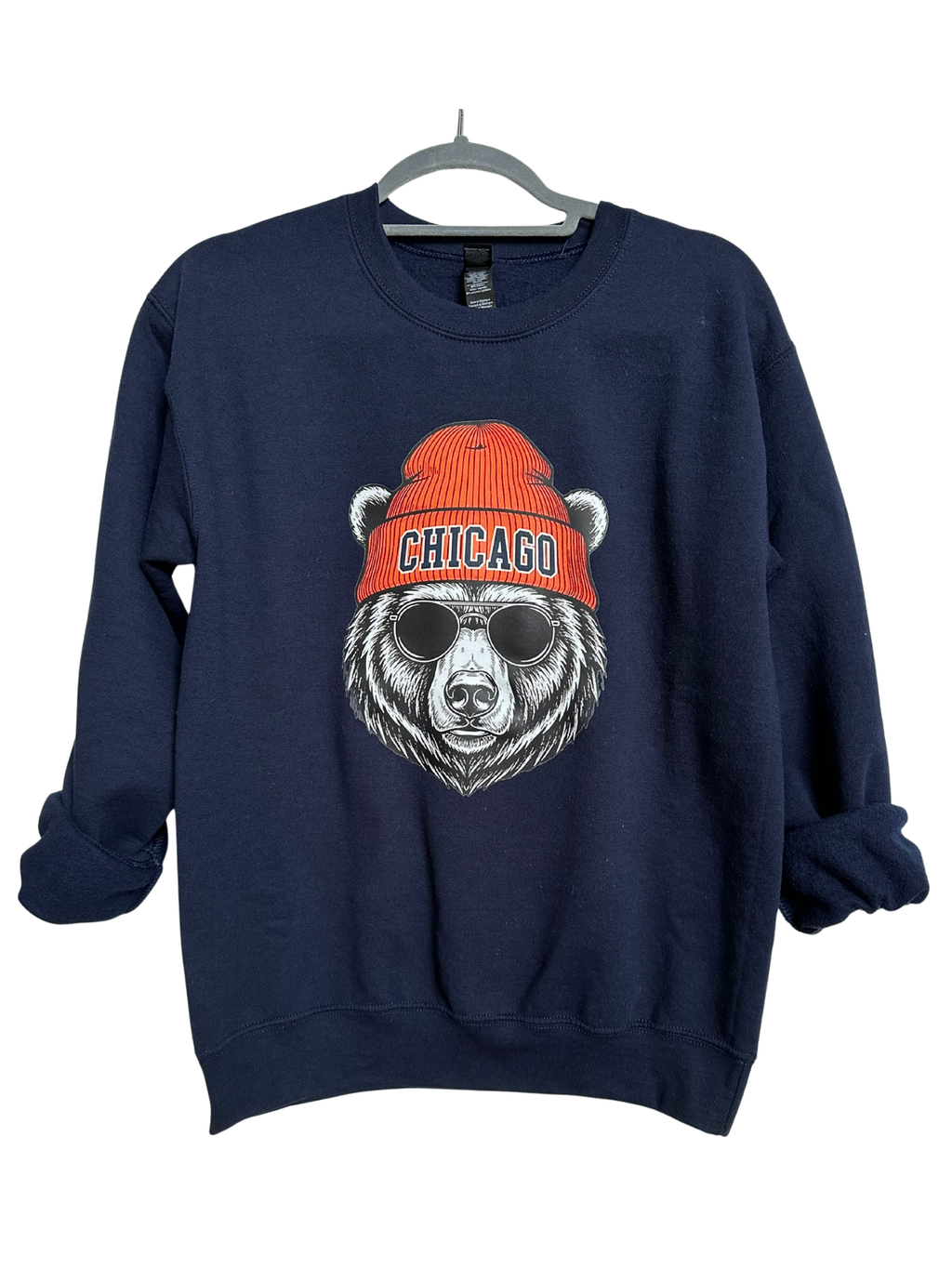 Chicago Navy Crewneck