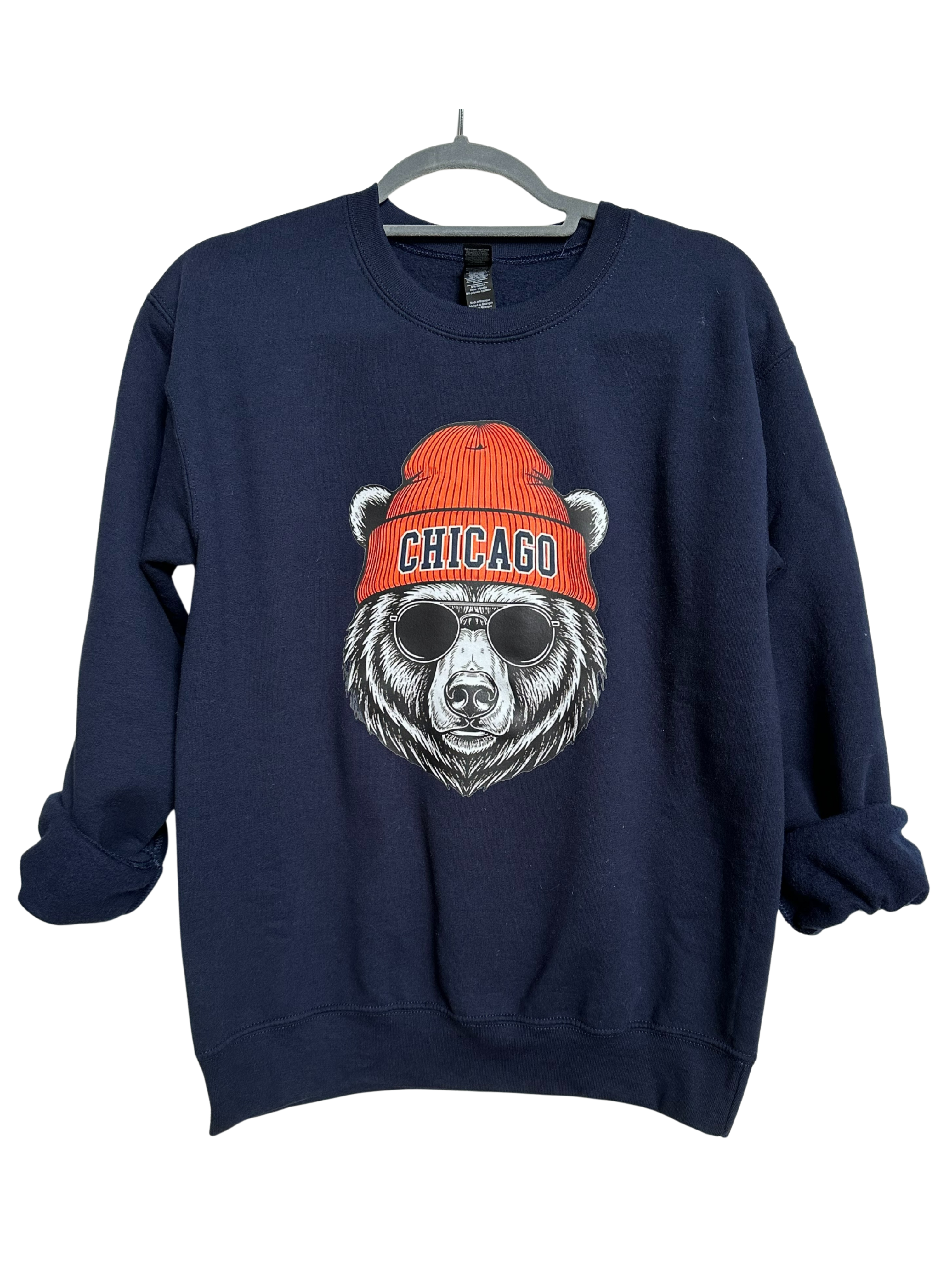 Chicago Navy Crewneck