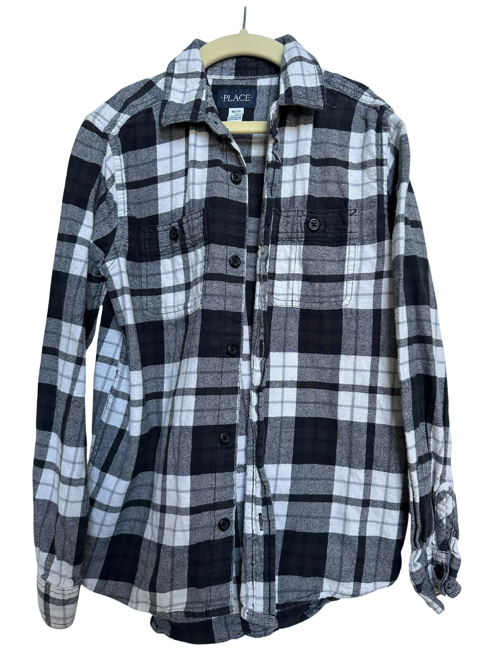 Upcycled Flannel (Kids L)