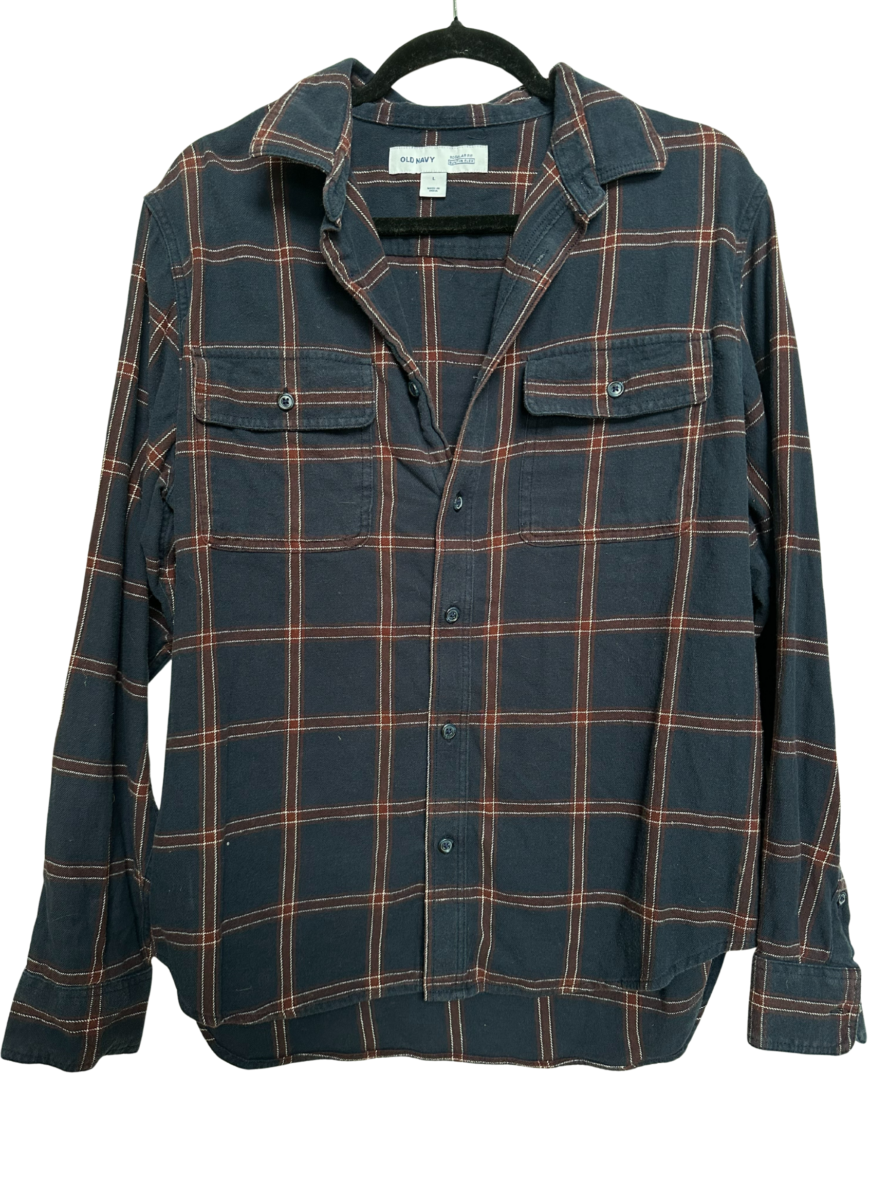 Upcycled Flannel (Unisex L)