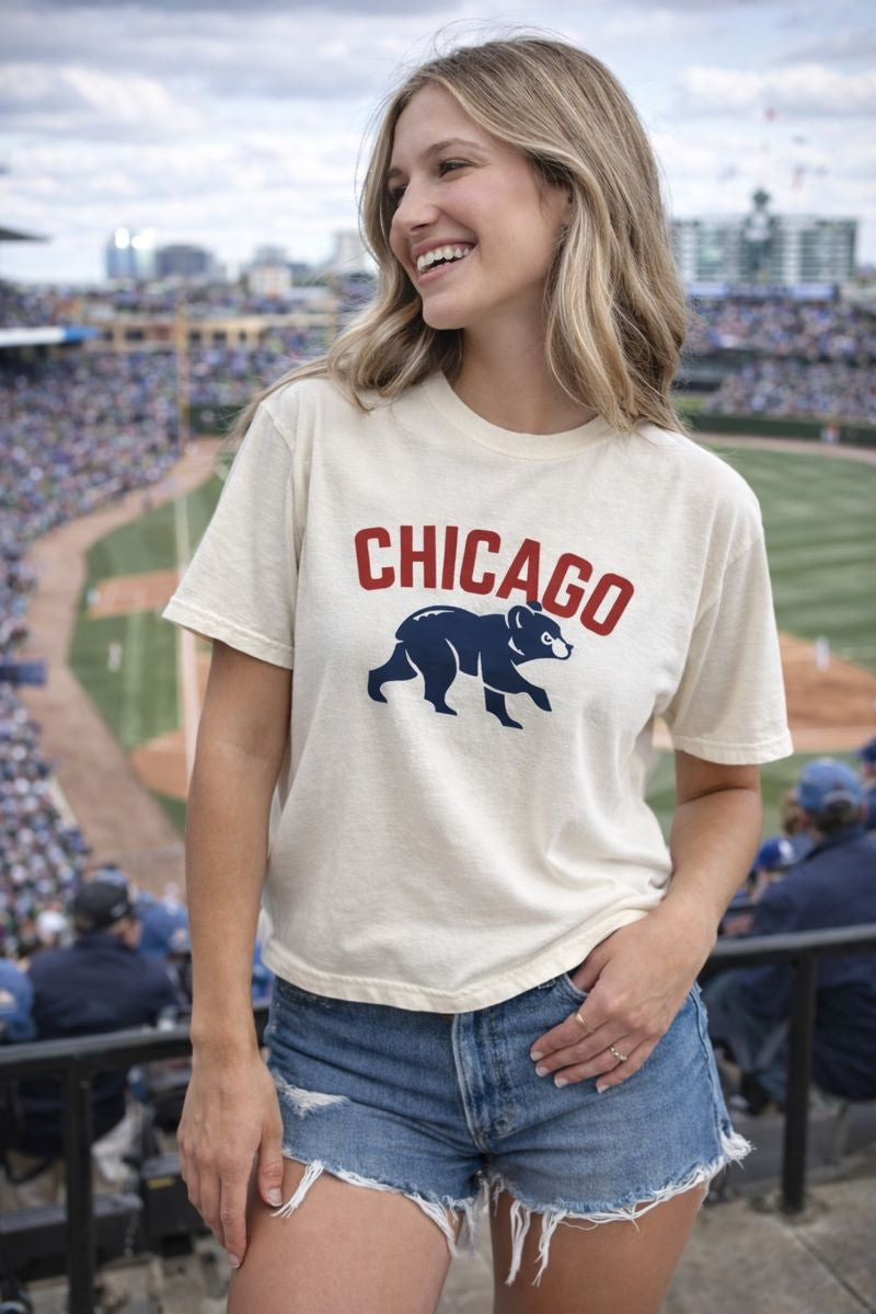 Cropped Chicago T-Shirt