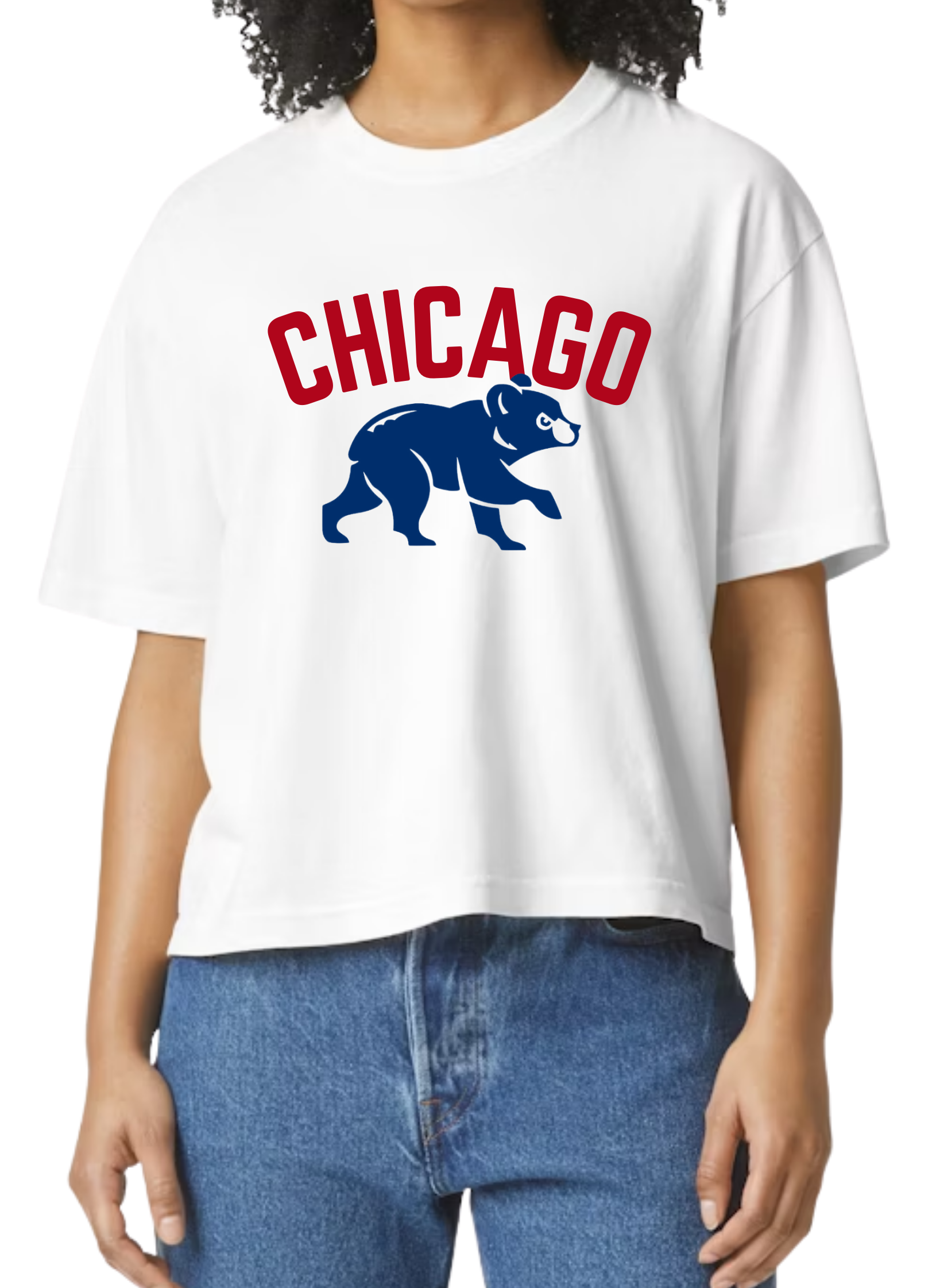 Cropped Chicago T-Shirt