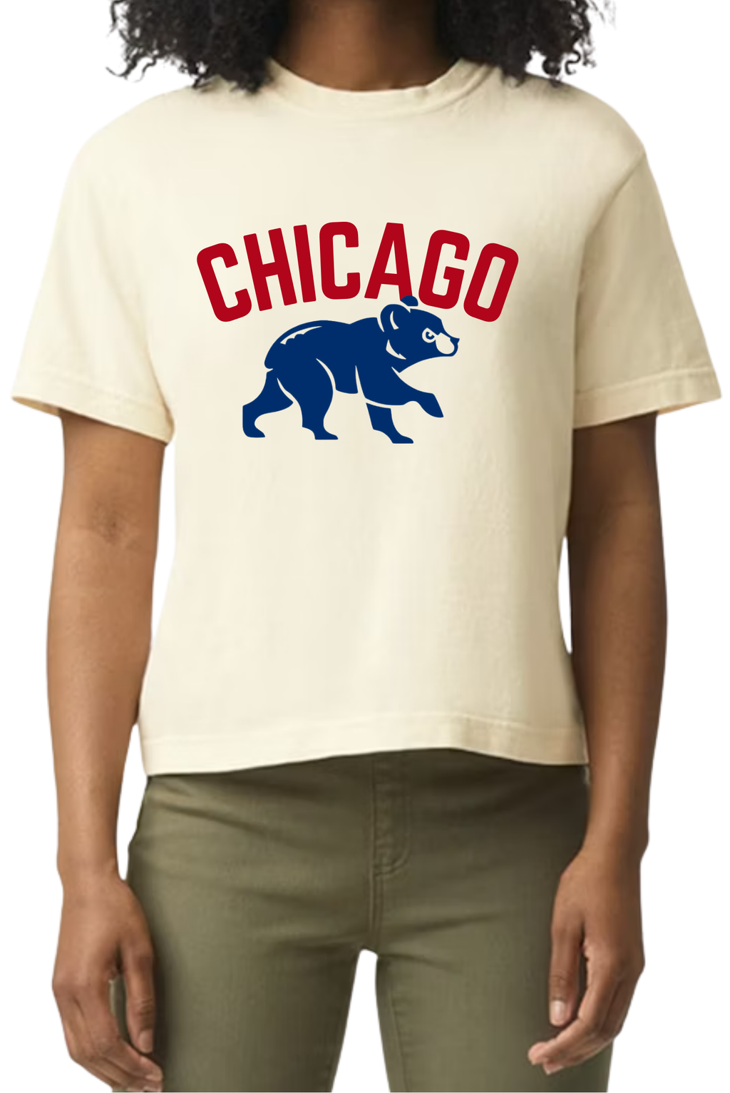 Cropped Chicago T-Shirt