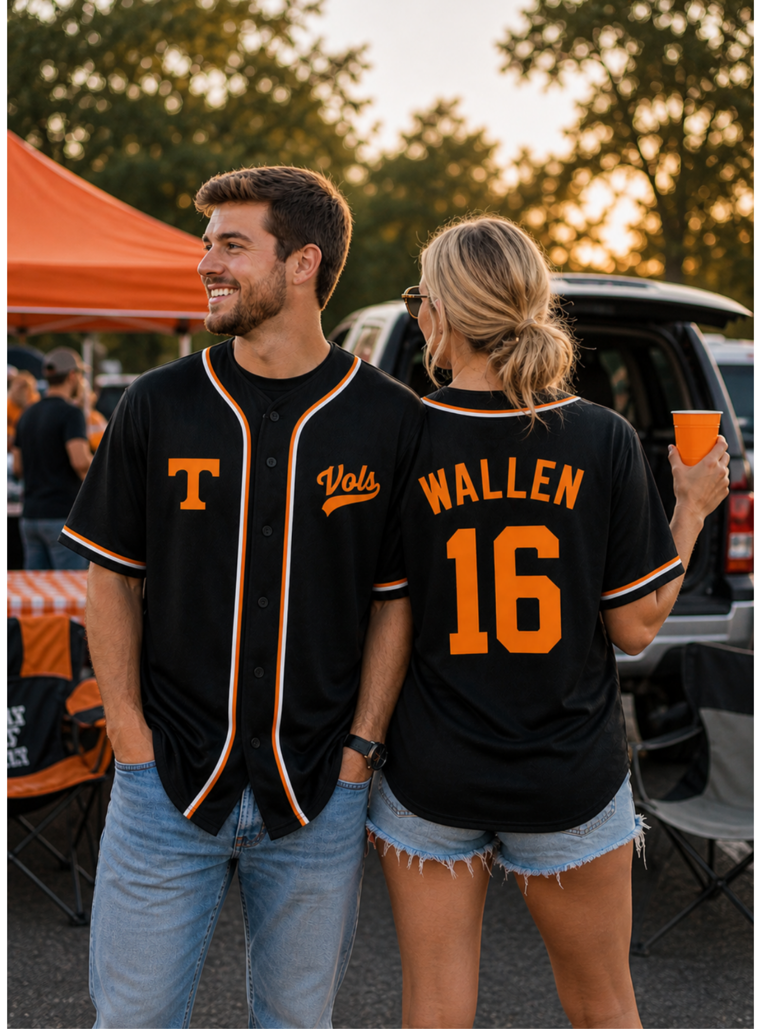 Black Wallen Tennessee Jersey