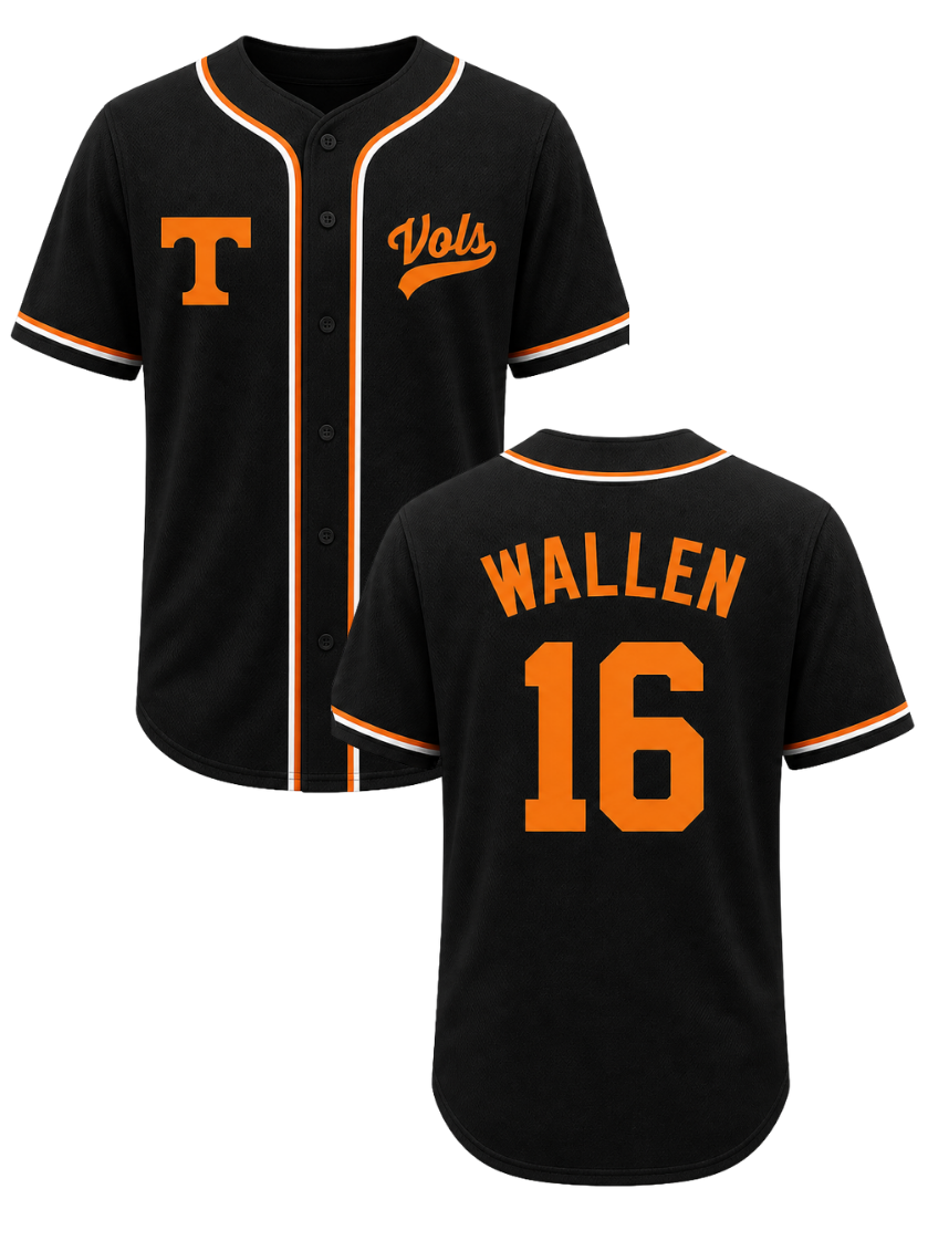 Black Wallen Tennessee Jersey