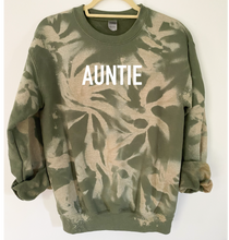 Load image into Gallery viewer, Auntie Reverse Tie Dye Sweatshirt
