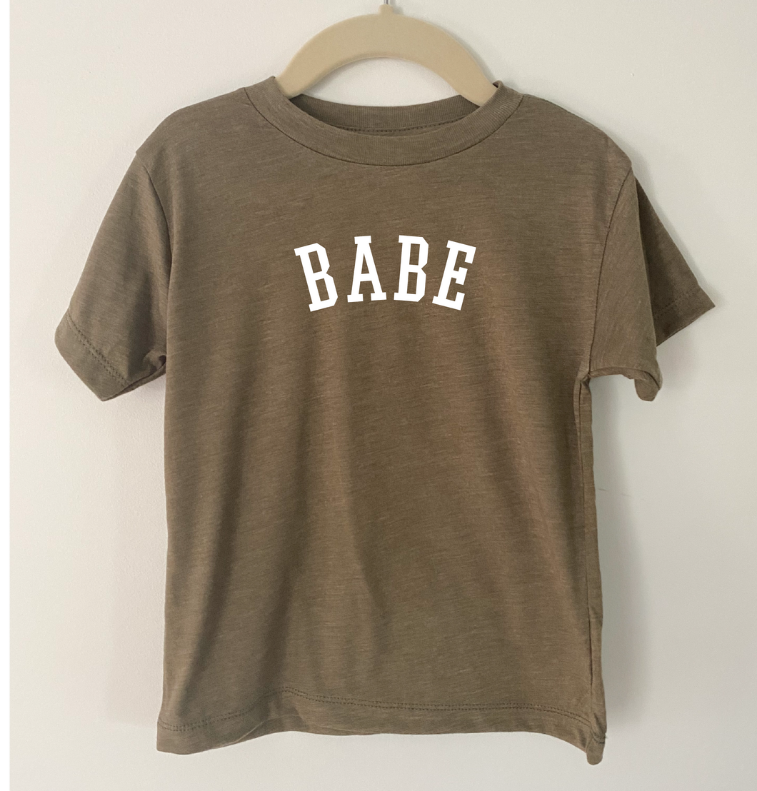 Toddler Olive Green T-shirt