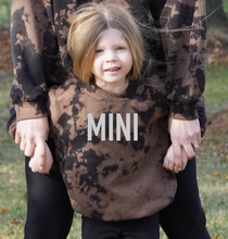Load image into Gallery viewer, Youth Large Font Reverse Tie Dye Sweatshirt
