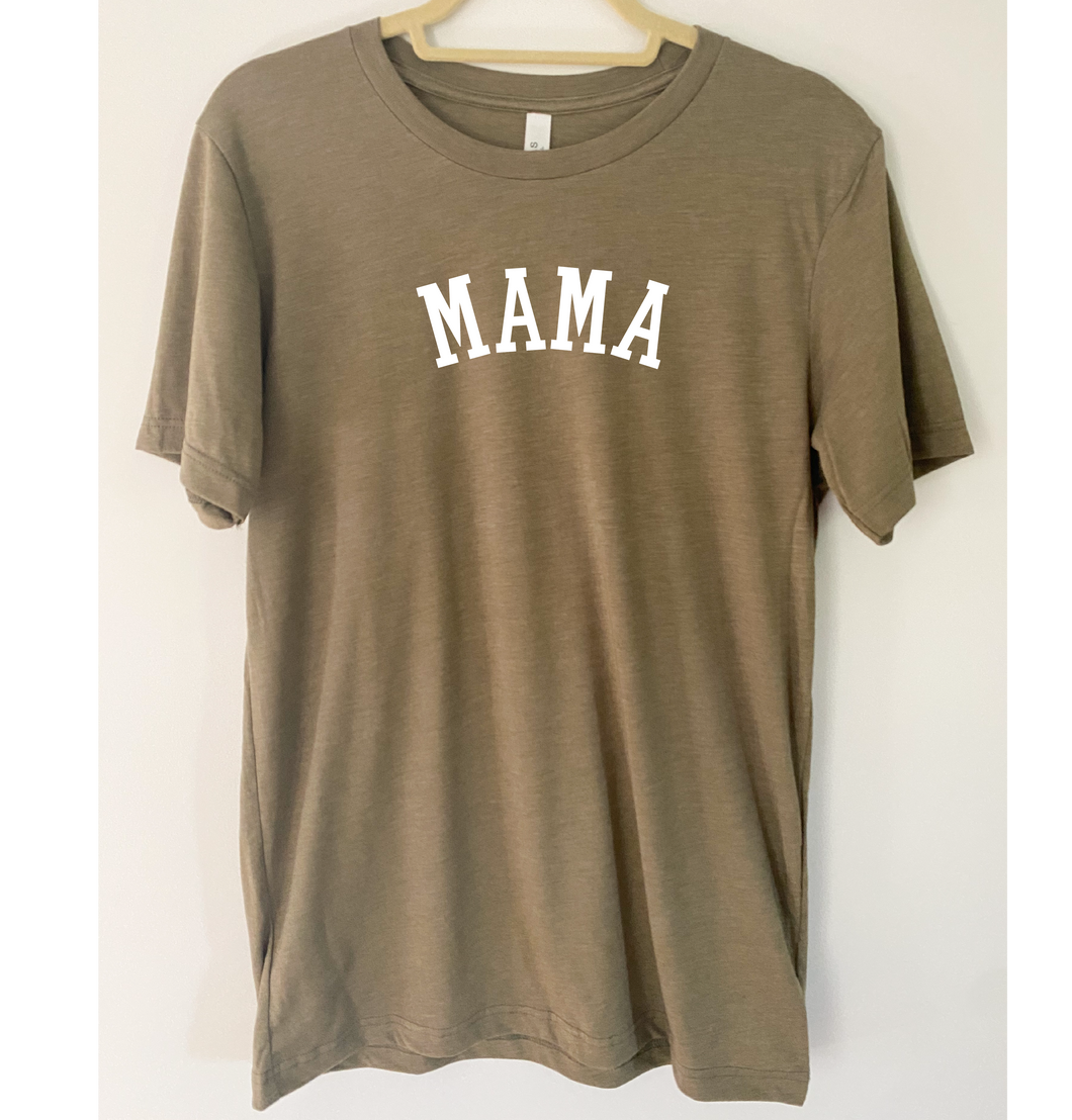 Olive Green Besties/Mama T-shirt