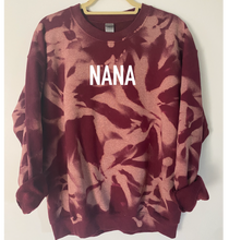 Load image into Gallery viewer, Nana Reverse Tie Dye Sweatshirt
