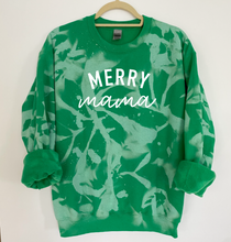 Load image into Gallery viewer, Merry Mama Reverse Tie Dye Sweatshirt
