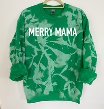 Load image into Gallery viewer, Merry Mama Reverse Tie Dye Sweatshirt
