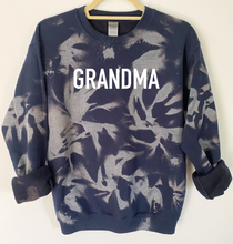 Load image into Gallery viewer, Grandma Reverse Tie Dye Sweatshirt
