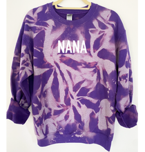 Load image into Gallery viewer, Nana Reverse Tie Dye Sweatshirt
