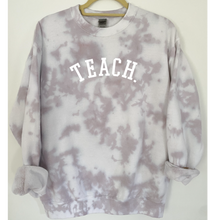 Load image into Gallery viewer, Teach Tie Dye and Reverse Tie Dye Sweatshirt
