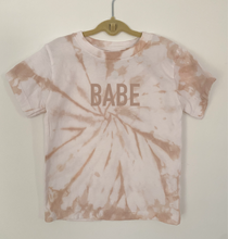 Load image into Gallery viewer, Toddler White &amp; Pink Tie Dye T-shirt
