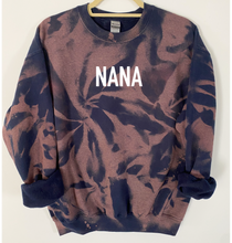 Load image into Gallery viewer, Nana Reverse Tie Dye Sweatshirt
