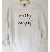 Load image into Gallery viewer, Merry + Bright Solid Sweatshirt
