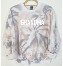Load image into Gallery viewer, Grandma Reverse Tie Dye Sweatshirt
