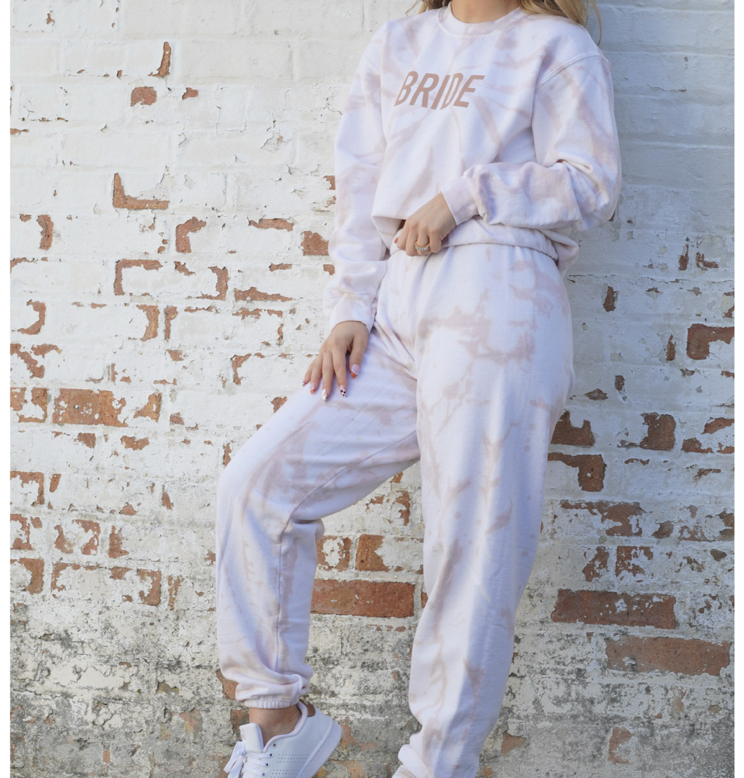 Bride Tie Dye Sweatsuit